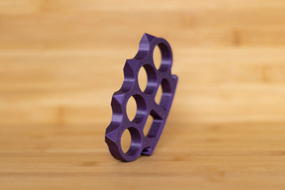 Purple Polymer Spiked Knuckles